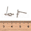 304 Stainless Steel Studs Earrings STAS-H193-04P-3
