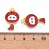 Alloy Enamel Pendants ENAM-T022-03B-3