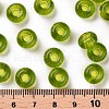 Transparent Colours Glass Round Beads SEED-S045-002A-C02-4