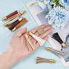   10Pcs 10 Colors Imitation Leather Big Tassel Pendants FIND-PH0008-25-3