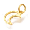 925 Sterling Silver Moon Outline Charms STER-G043-02B-G-2