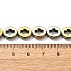 Electroplated Synthetic Non-magnetic Hematite Beads Strands G-L613-Z01-02K-4