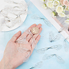 SUNNYCLUE 100Pcs Polyester Fabric Wings Crafts Decoration FIND-SC0002-04-3