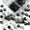 10 Style Spray Painted & Drawbench Transparent & Baking Painted Glass Beads GLAA-YW0001-26C-4