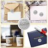 34 Sheets Custom Silver Foil Embossed PET Picture Sticker DIY-WH0528-015-4