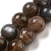 Natural Black Moonstone Beads Strands G-A219-A01-02-2