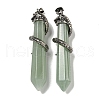 Natural Green Aventurine Pointed Big Pendants G-F766-07AS-09-1
