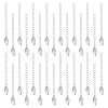 Unicraftale 30Pcs 304 Stainless Steel Curb Chain Extender STAS-UN0053-94-1