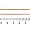 Ion Plating(IP) 304 Stainless Steel Round Snake Chain Necklace for Women X-NJEW-G097-01G-4