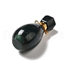 Natural Ocean Jasper Perfume Bottle Pendants G-A026-08-4