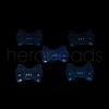 UV Plating Luminous Transparent Acrylic Beads OACR-P010-08B-4