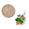 Brass & Glass Pendants PALLOY-JF02994-2