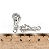 Brass Micro Pave Cubic Zirconia Pendants KK-C093-01E-P-3