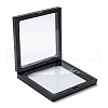 Square Transparent PE Thin Film Suspension Jewelry Display Box CON-D009-01C-03-3