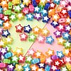 300Pcs 10 Colors Star Acrylic Beads TACR-YW0001-93-3