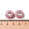 Opaque Resin European Beads RESI-C055-01H-3