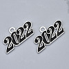Alloy Enamel Pendants PALLOY-N160-001-01S-RS-3