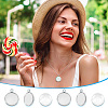 Unicraftale 62Pcs DIY Half Round Pendant Making Kits STAS-UN0021-32P-6