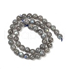 Natural Labradorite Beads Strands G-G448-8mm-04A-4