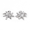 Non-Tarnish 304 Stainless Steel Pendants STAS-C003-12P-1