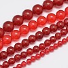 Natural & Dyed Malaysia Jade Bead Strands G-A146-4mm-A02-2