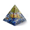 Orgonite Pyramid Resin Energy Generators DJEW-D013-06C-2