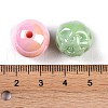 Plating Acrylic Beads OACR-B025-04-3
