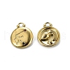 PVD Vacuum Plating 304 Stainless Steel Rhinestone Pendants STAS-R130-01G-05-2