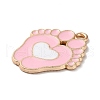 Alloy Enamel Pendants ENAM-C019-01KCG-01-2