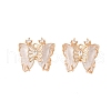 Brass Pendants with Clear Glass KK-B100-012G-1