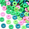 Handmade Polymer Clay Beads Strands CLAY-R089-6mm-T02B-36-2