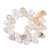 Natural White Agate Beads Strands G-T138-122-2