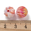 UV Plating Rainbow Iridescent Acrylic Beads OACR-E041-04-3