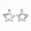 Alloy Rhinestone Pendants PALLOY-P287-09P-01-1