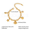 Stylish Ocean Stainless Steel Charm Bracelets OX8367-2-1