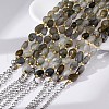 Natural Labradorite Beaded Bracelets for Women G-P563-07P-05-3