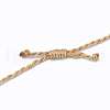 Adjustable Natural Mixed Stone Pendant Necklaces G-T097-09-4