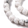 Natural Howlite Beads Strands G-G001-B02-06-4
