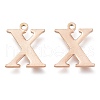 PVD Vacuum Plating  304 Stainless Steel Charms STAS-H112-X-RG-1
