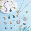 14Pcs 7 Styles 304 Stainless Steel Pendants STAS-SZ0002-78P-5