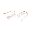 304 Stainless Steel Earring Hooks STAS-K211-02RG-2