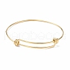 Ion Plating(IP) Adjustable 304 Stainless Steel Bangles Making X-MAK-F286-01G-2