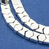 Electroplated Synthetic Non-magnetic Hematite Beads Strands G-C136-A01-04-3