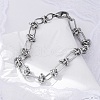 Tarnish Resistant 304 Stainless Steel Link Chain Bracelets BJEW-Z011-09P-1