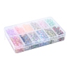 708Pcs 12 Styles Glass Round Beads DGLA-YW0001-15-5