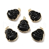 Natural Dyed Jade Pendants KK-C242-06G-01-2