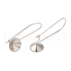 Tarnish Resistant 304 Stainless Steel Hoop Earring Findings STAS-R123-12P-2