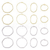 Alloy Open Back Bezel Pendants PALLOY-PJ0001-11-3