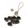 Iron Bell Wind Chimes HJEW-JM01960-3