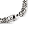 201 Stainless Steel Mesh Necklace NJEW-Q335-08P-3